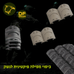 פאנל כיסוי מסילה טקטי מותקן על מתפסי AR15 ''שוקולדים''