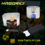 מגן רוח מתקפל מאלומיניום לגזיית בישול שטח - נץ המדבר