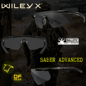 משקפי מגן בליסטיות Wiley X Saber Advanced עם עדשות מתחלפות - נץ המדבר